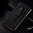 Leather Case Stands Flip Cover Holder H03P for Samsung Galaxy Note 10 Lite Black