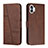 Leather Case Stands Flip Cover Holder H03X for Nothing Phone 1