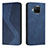 Leather Case Stands Flip Cover Holder H03X for Xiaomi Mi 10i 5G Blue
