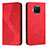 Leather Case Stands Flip Cover Holder H03X for Xiaomi Mi 10i 5G Red