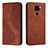 Leather Case Stands Flip Cover Holder H03X for Xiaomi Redmi 10X 4G