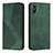 Leather Case Stands Flip Cover Holder H03X for Xiaomi Redmi 9i Green