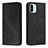Leather Case Stands Flip Cover Holder H03X for Xiaomi Redmi A1 Black