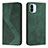 Leather Case Stands Flip Cover Holder H03X for Xiaomi Redmi A1 Green