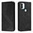 Leather Case Stands Flip Cover Holder H03X for Xiaomi Redmi A1 Plus Black