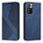 Leather Case Stands Flip Cover Holder H03X for Xiaomi Redmi Note 11 Pro+ Plus 5G Blue