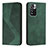Leather Case Stands Flip Cover Holder H03X for Xiaomi Redmi Note 11 Pro+ Plus 5G Green