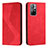 Leather Case Stands Flip Cover Holder H03X for Xiaomi Redmi Note 11S 5G Red