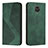 Leather Case Stands Flip Cover Holder H03X for Xiaomi Redmi Note 9S Green