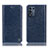 Leather Case Stands Flip Cover Holder H04P for Oppo K9S 5G Blue