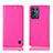 Leather Case Stands Flip Cover Holder H04P for Oppo K9S 5G Hot Pink