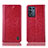 Leather Case Stands Flip Cover Holder H04P for Oppo K9S 5G Red