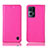 Leather Case Stands Flip Cover Holder H04P for Oppo Reno7 Pro 5G Hot Pink