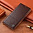 Leather Case Stands Flip Cover Holder H04P for Samsung Galaxy S21 5G