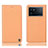 Leather Case Stands Flip Cover Holder H04P for Vivo iQOO 9 Pro 5G Orange
