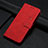 Leather Case Stands Flip Cover Holder H04X for Nothing Phone 1 Red