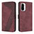 Leather Case Stands Flip Cover Holder H04X for Xiaomi Mi 11X Pro 5G Red Wine