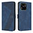 Leather Case Stands Flip Cover Holder H04X for Xiaomi Redmi 10C 4G Blue