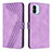 Leather Case Stands Flip Cover Holder H04X for Xiaomi Redmi A1 Purple