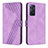 Leather Case Stands Flip Cover Holder H04X for Xiaomi Redmi Note 11 Pro 4G Purple