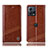 Leather Case Stands Flip Cover Holder H05P for Motorola Moto Edge S30 Pro 5G Light Brown