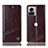 Leather Case Stands Flip Cover Holder H05P for Motorola Moto Edge X30 Pro 5G Brown
