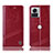 Leather Case Stands Flip Cover Holder H05P for Motorola Moto Edge X30 Pro 5G Red
