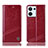 Leather Case Stands Flip Cover Holder H05P for Oppo Reno9 Pro 5G Red