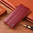 Leather Case Stands Flip Cover Holder H05P for Vivo iQOO 9 5G