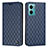 Leather Case Stands Flip Cover Holder H05X for Xiaomi Redmi 10 Prime Plus 5G Blue