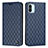 Leather Case Stands Flip Cover Holder H05X for Xiaomi Redmi A1 Blue