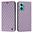 Leather Case Stands Flip Cover Holder H05X for Xiaomi Redmi Note 11E 5G Purple