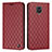 Leather Case Stands Flip Cover Holder H05X for Xiaomi Redmi Note 9 Pro Max Red