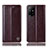 Leather Case Stands Flip Cover Holder H06P for Oppo F19 Pro+ Plus 5G