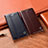 Leather Case Stands Flip Cover Holder H06P for Samsung Galaxy S22 5G
