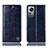 Leather Case Stands Flip Cover Holder H06P for Xiaomi Mi 12 Lite 5G Blue