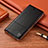 Leather Case Stands Flip Cover Holder H07P for Apple iPhone 12 Mini Black