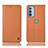 Leather Case Stands Flip Cover Holder H07P for Motorola Moto G31