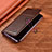 Leather Case Stands Flip Cover Holder H07P for OnePlus Nord N200 5G