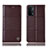 Leather Case Stands Flip Cover Holder H07P for OnePlus Nord N200 5G