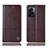 Leather Case Stands Flip Cover Holder H07P for OnePlus Nord N300 5G