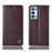 Leather Case Stands Flip Cover Holder H07P for Oppo Reno6 Pro 5G