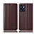 Leather Case Stands Flip Cover Holder H07P for Oppo Reno7 SE 5G