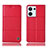 Leather Case Stands Flip Cover Holder H07P for Oppo Reno9 Pro 5G Red