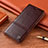 Leather Case Stands Flip Cover Holder H07P for Samsung Galaxy S21 Ultra 5G