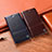 Leather Case Stands Flip Cover Holder H07P for Samsung Galaxy S21 Ultra 5G