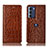 Leather Case Stands Flip Cover Holder H08P for Motorola Moto Edge S30 5G