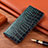 Leather Case Stands Flip Cover Holder H08P for Samsung Galaxy S21 Plus 5G Blue