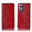 Leather Case Stands Flip Cover Holder H08P for Xiaomi Mi 12 5G Red