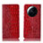 Leather Case Stands Flip Cover Holder H08P for Xiaomi Mi 12 Ultra 5G Red